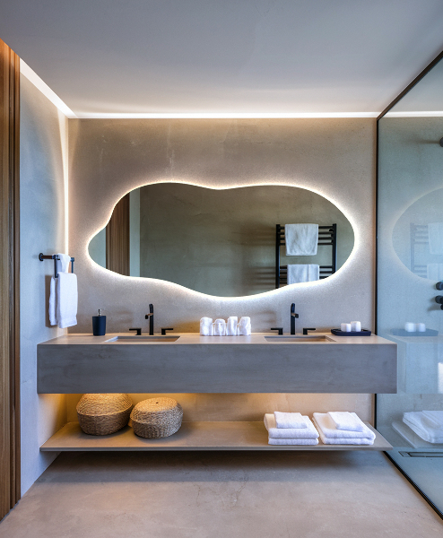 Espejo original con luz led 35x80 cm