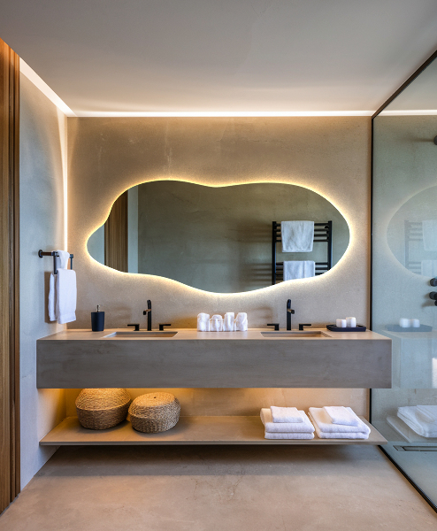 Espejo original con luz led 35x80 cm