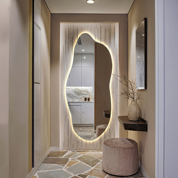 Espejo original con luz led 45x100 cm