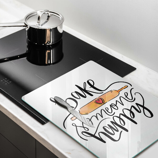 De vidrio templado Bake someone happy