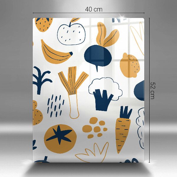 De vidrio templado Ilustración de comida