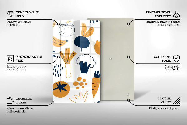 De vidrio templado Ilustración de comida