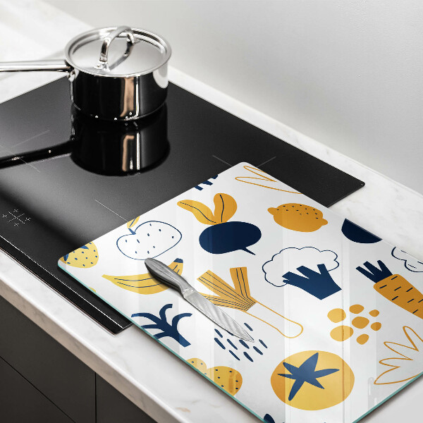 De vidrio templado Ilustración de comida