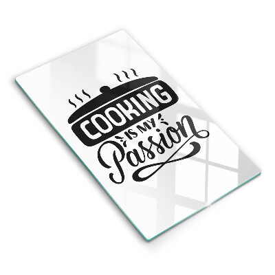 De vidrio templado Cooking is my passion