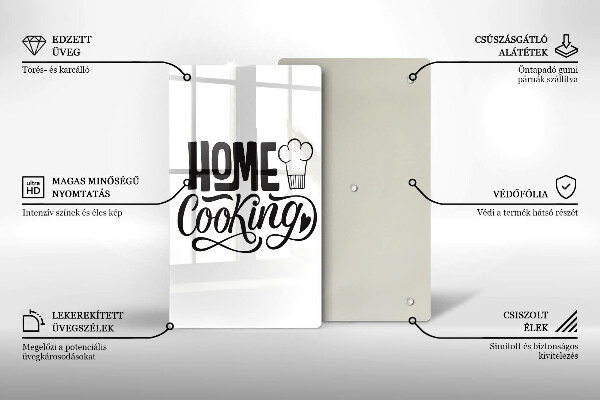 De vidrio templado Home cooking