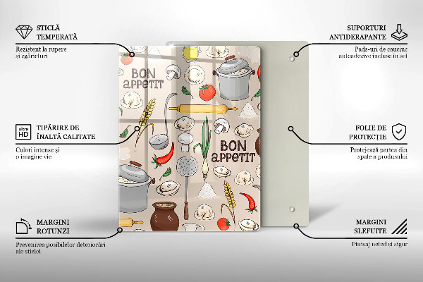 De vidrio templado Ilustración de cocina