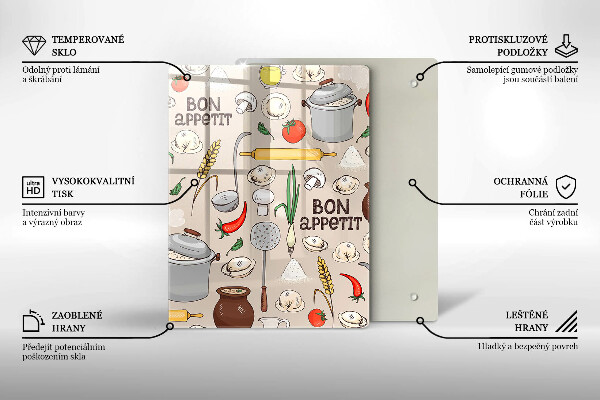 De vidrio templado Ilustración de cocina