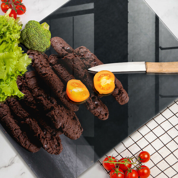 De vidrio templado Galletas de chocolate