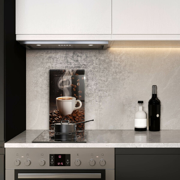 De vidrio templado Taza de café caliente