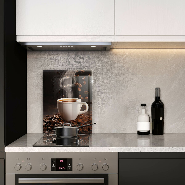 De vidrio templado Taza de café caliente