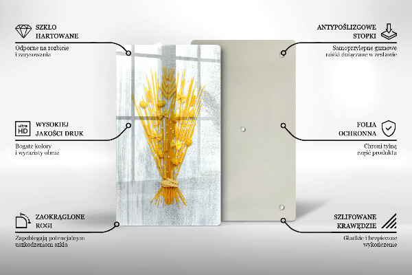 De vidrio templado Pasta