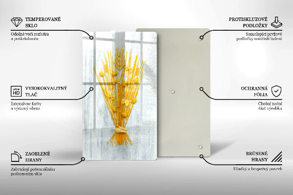 De vidrio templado Pasta