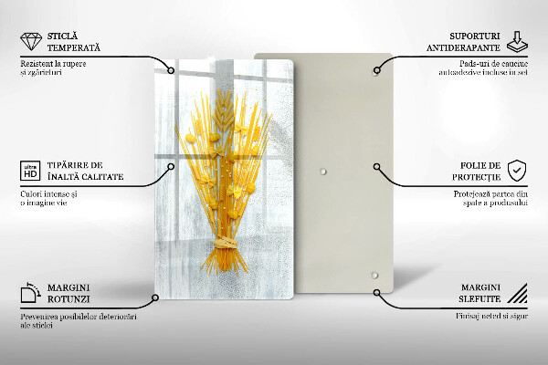 De vidrio templado Pasta