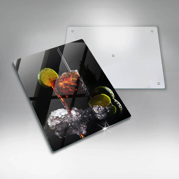 De vidrio templado Bebida terrosa con hielo