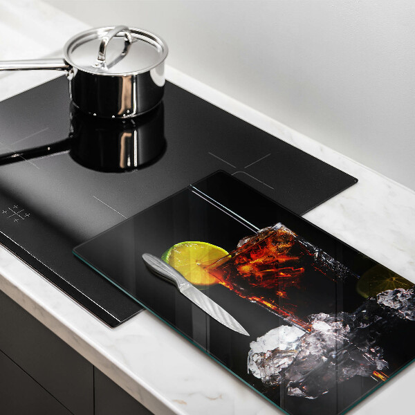 De vidrio templado Bebida terrosa con hielo