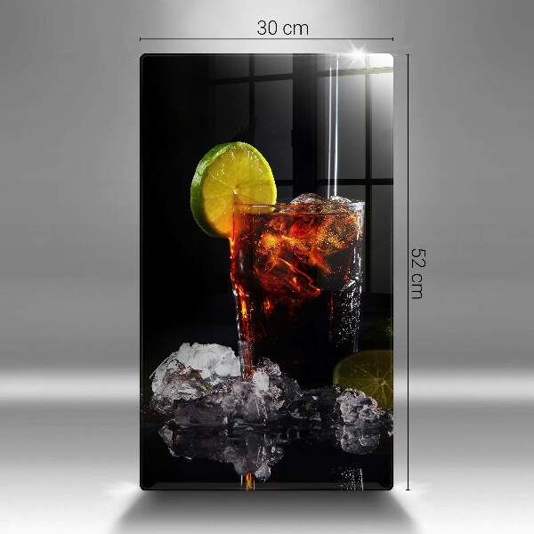 De vidrio templado Bebida terrosa con hielo