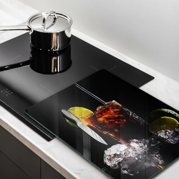 De vidrio templado Bebida terrosa con hielo