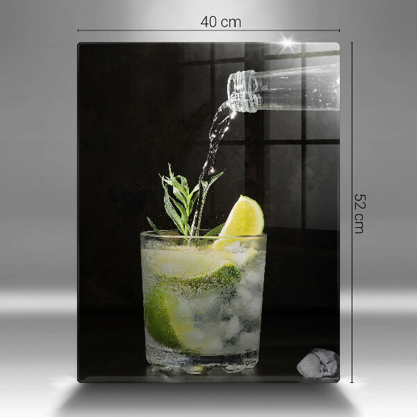 De vidrio templado Un vaso de agua