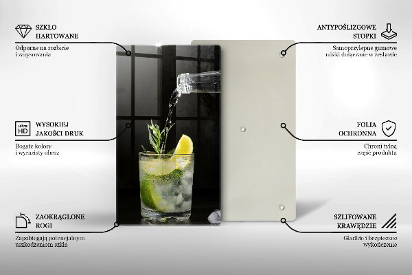 De vidrio templado Un vaso de agua