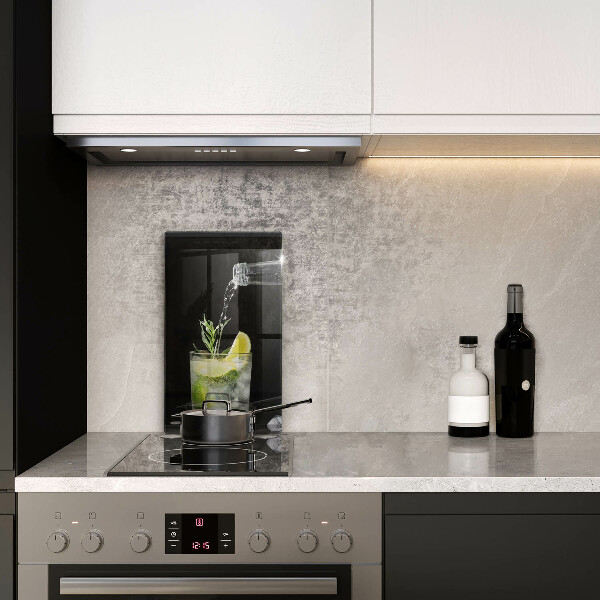 De vidrio templado Un vaso de agua