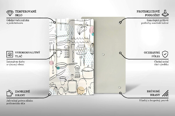 De vidrio templado Accesorios de cocina