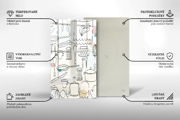 De vidrio templado Accesorios de cocina