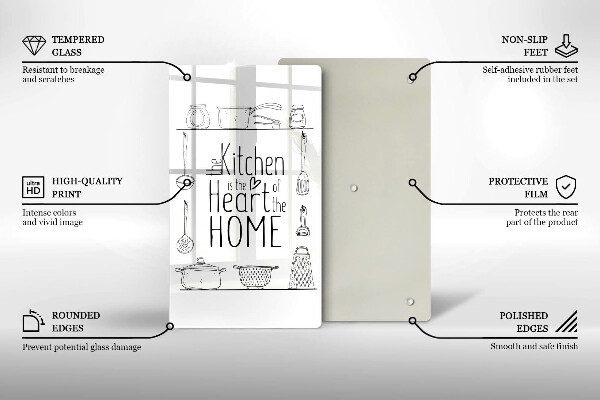 De vidrio templado Inscripción frase