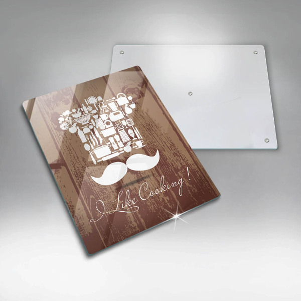 De vidrio templado I like cooking