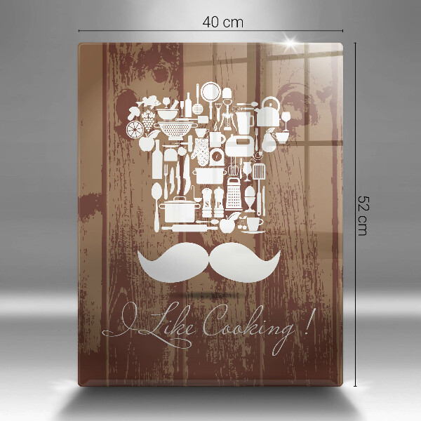 De vidrio templado I like cooking