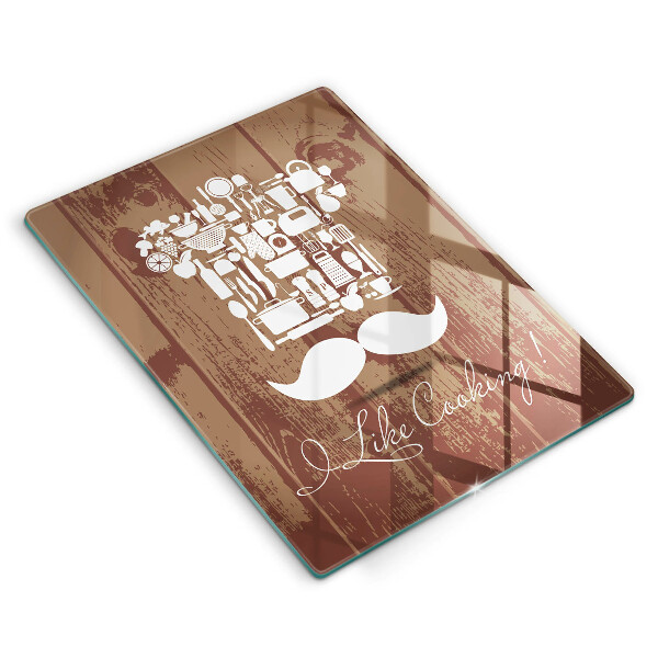 De vidrio templado I like cooking