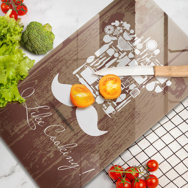 De vidrio templado I like cooking