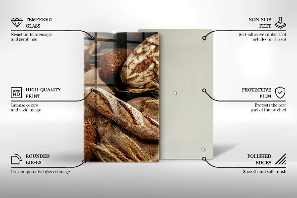 De vidrio templado panes pan