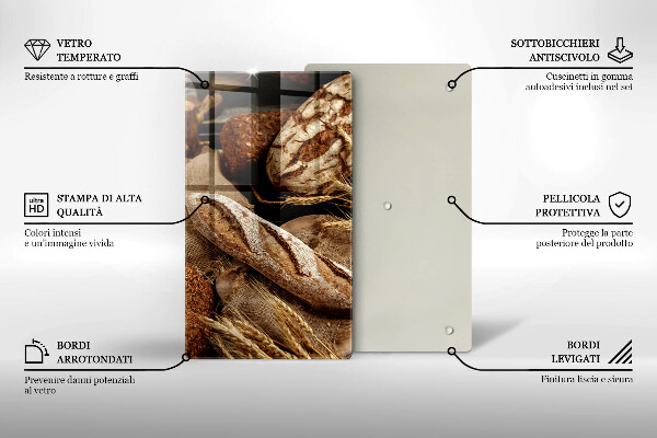 De vidrio templado panes pan