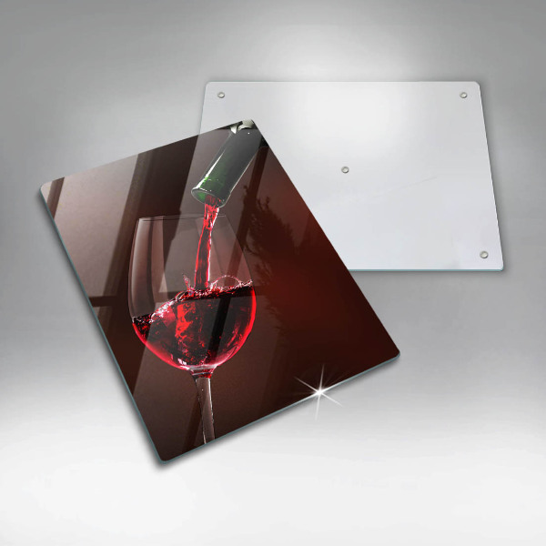 De vidrio templado Una copa de vino