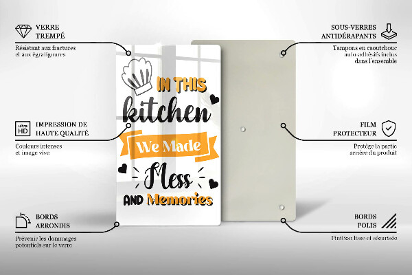 De vidrio templado In this kitchen we made mess and memories