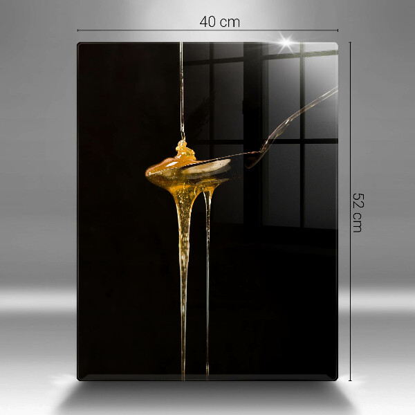 De vidrio templado Una cucharadita de miel