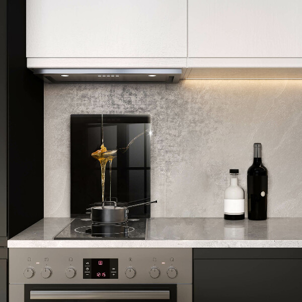 De vidrio templado Una cucharadita de miel