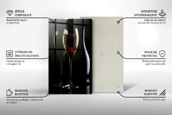 De vidrio templado Copas de champán