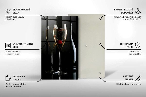 De vidrio templado Copas de champán