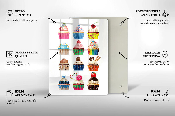 De vidrio templado Ilustración de magdalena