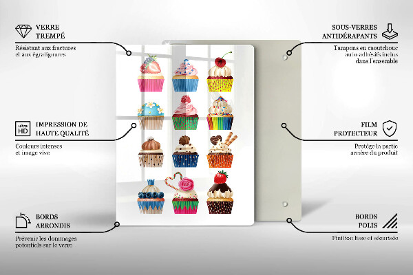 De vidrio templado Ilustración de magdalena