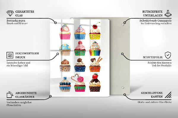 De vidrio templado Ilustración de magdalena