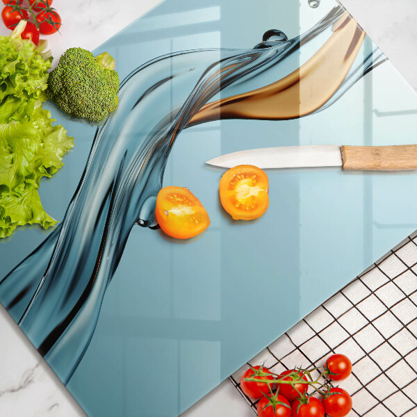 De vidrio templado Chorro de agua