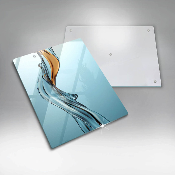 De vidrio templado Chorro de agua