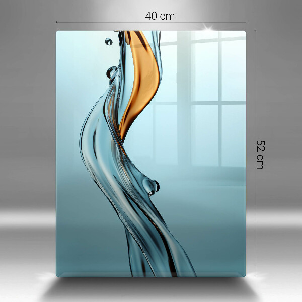 De vidrio templado Chorro de agua