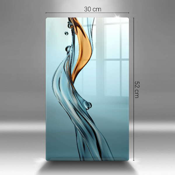 De vidrio templado Chorro de agua