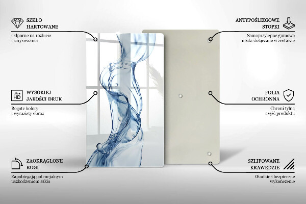 De vidrio templado Agua limpia