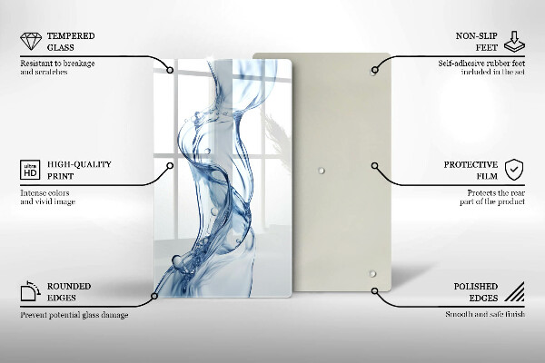 De vidrio templado Agua limpia