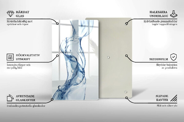 De vidrio templado Agua limpia