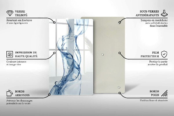 De vidrio templado Agua limpia